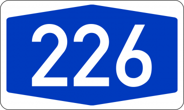 Bundesautobahn_226_number.svg